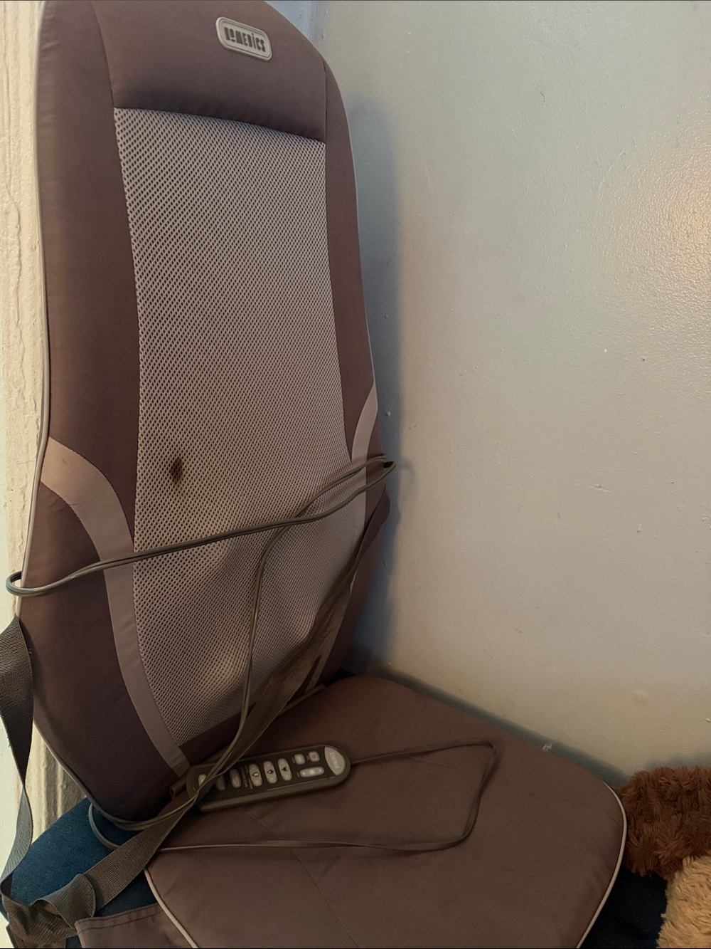 Massage seat for back